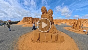 Sandskulptur Soendervig 2025