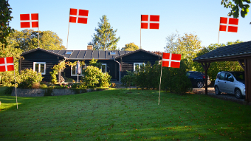 Gosias hus med flag